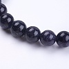 Natural Gemstone Beaded Stretch Bracelets G-I197-02-3