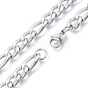 Men's 201 Stainless Steel Figaro Chains Necklace NJEW-N050-A08-7-55P-2