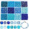 SUNNYCLUE 156G 12 Style Glass Seed Beads SEED-SC0001-33C-1