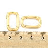 Brass Spring Gate Rings KK-K382-04G-3