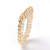 Handmade Reed Cane/Rattan Woven Linking Rings WOVE-X0001-12-3