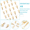 Unicraftale 40Pcs 4 Styles 304 Stainless Steel Lobster Claw Clasps STAS-UN0040-73-5