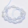 Natural Blue Lace Agate Beads Strands G-G695-01-2