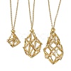 3Pcs 3 Sizes 304 Stainless Steel Cable Chain Macrame Pouch Necklace Making NJEW-JN05069-1