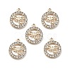 Alloy Crystal Rhinestone Pendants ALRI-C007-64LG-1