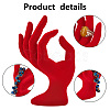 Resin Mannequin Hand Jewelry Display Holder Stands RDIS-WH0009-015B-4