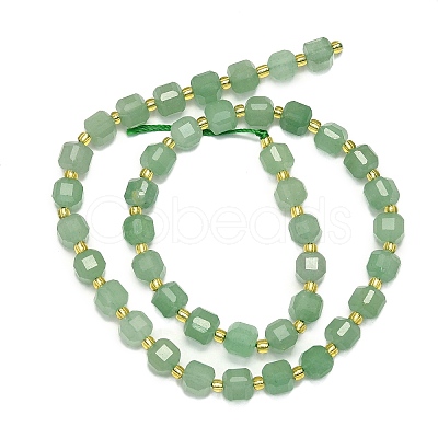 Natural Green Aventurine Beads Strands G-I376-D39-01-1