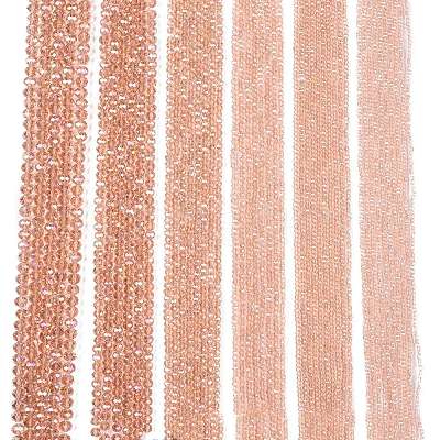 Electroplate Glass Beads Strands EGLA-A044-T4mm-B21-1