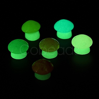 Luminous Resin Mushroom Ornament RESI-F045-08B-1