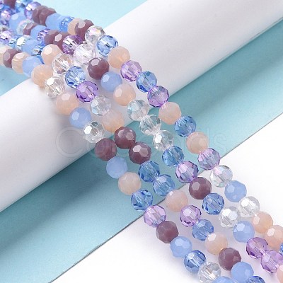 Glass Beads Strands GLAA-E036-09B-1