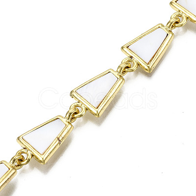 Electroplated Alloy Link Bracelets BJEW-T012-008-RS-1