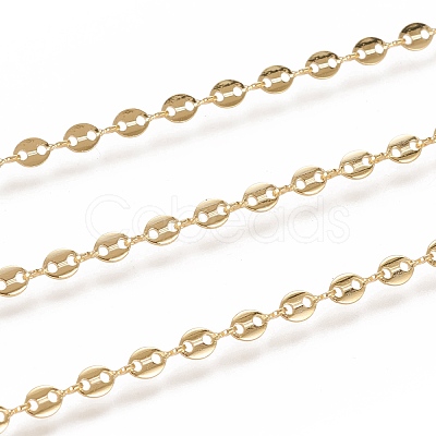 3.28 Feet Brass Link Chains X-CHC-I034-03G-1