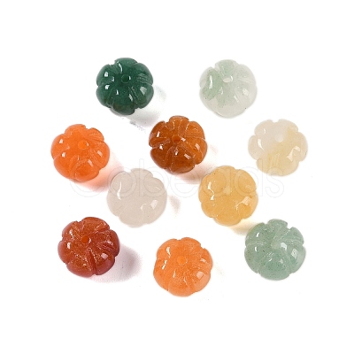 Natural Green/Yellow/Pink Aventurine Beads G-L604-A01-01-1