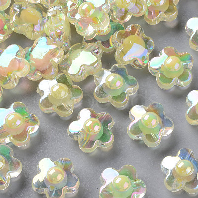 Transparent Acrylic Beads TACR-S152-09B-07-1