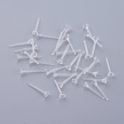 Plastic Stud Earring Findings KY-G006-02-3m-1