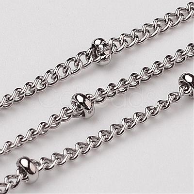 Tarnish Resistant 304 Stainless Steel Twist Chains CHS-K002-10-1