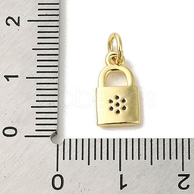 Brass Micro Pave Cubic Zirconia Charms KK-M283-28C-01-1