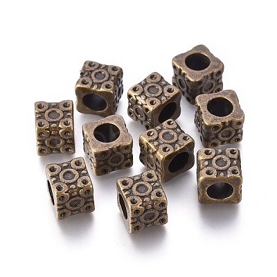 Metal Alloy European Beads X-MLF8263Y-NF-1