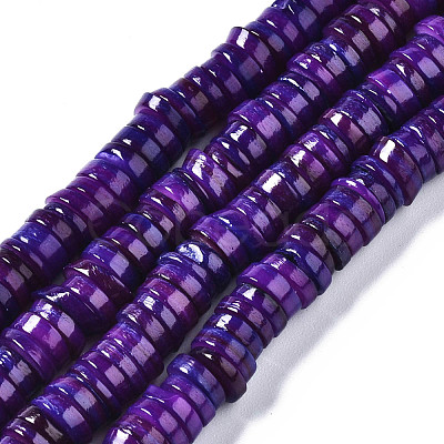 Natural Freshwater Shell Beads Strands SHEL-Q024-001E-1