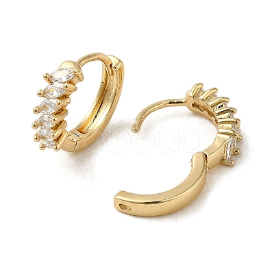 Brass Hoop Earrings EJEW-L271-15KCG-06-1