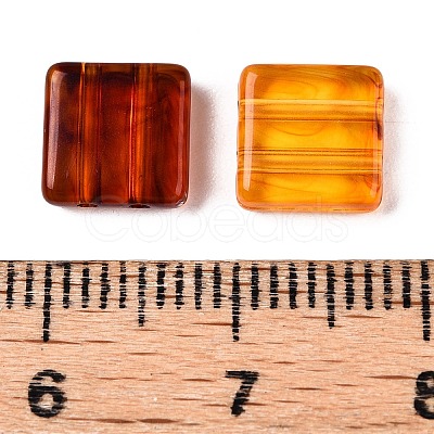 Opaque Acrylic Beads OACR-M018-03C-1