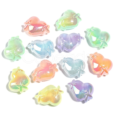 Luminous Glow in the Dark Acrylic Beads PW-WG91734-01-1