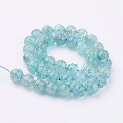 Natural Crackle Quartz Beads Strands G-K084-6mm-09A-1