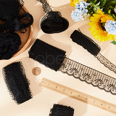 Gorgecraft 9 Styles Polyester Lace Trim OCOR-GF0002-56-1