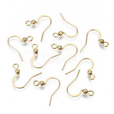 304 Stainless Steel French Earring Hooks STAS-S111-004G-NR-1