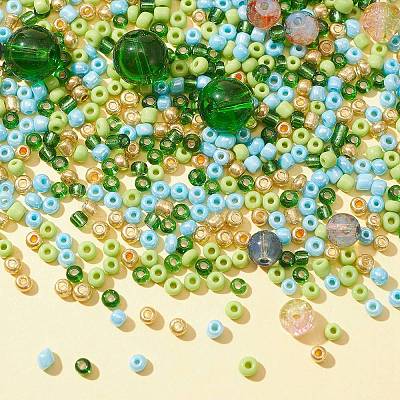 20G Transparent Acrylic Beads Sets TACR-FS0001-35-1