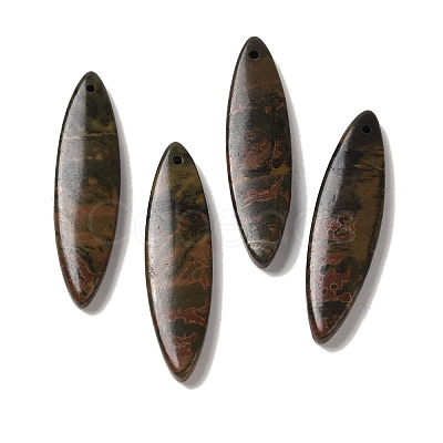 Natural Picasso Jasper Pendants G-Q161-06A-1