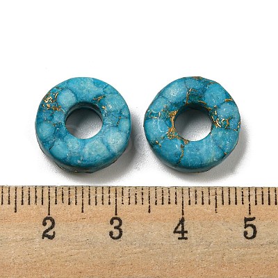 Dyed Synthetic Turquoise Beads G-B070-22B-1