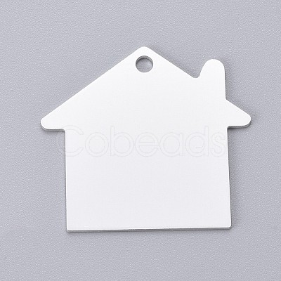 Pet Aluminium Pendants ALUM-I002-04J-1