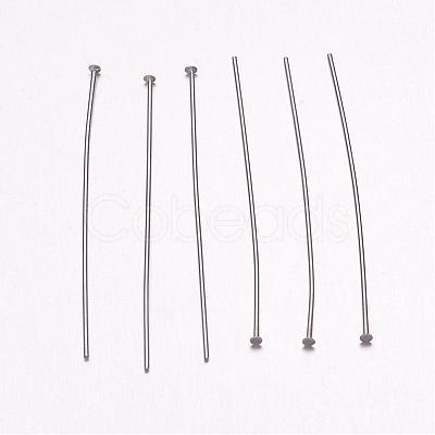 Tarnish Resistant 304 Stainless Steel Flat Head Pins STAS-H358-06B-1