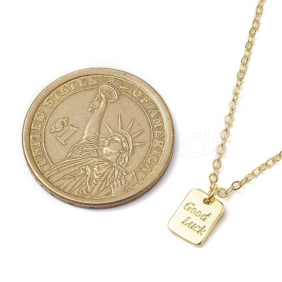 Brass Pendant Necklaces NJEW-JN04797-1