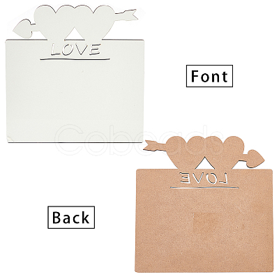 Sublimation MDF Blanks Photo Frame DJEW-CN0001-01-1