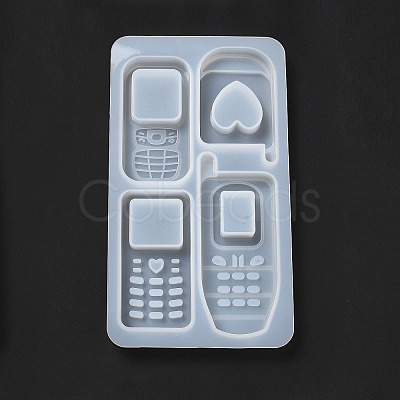 Phone DIY Silicone Quicksand Molds DIY-G079-06A-1