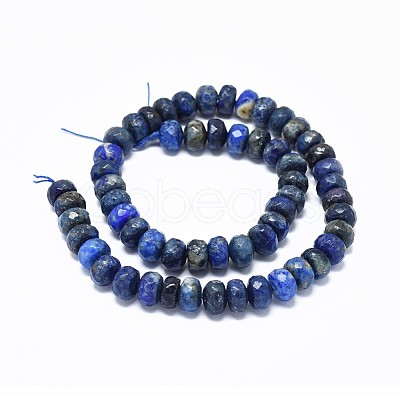 Natural Lapis Lazuli Beads Strands G-F632-15-02-1