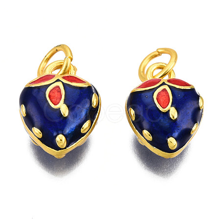 Alloy Enamel Charms ENAM-N056-038C-1