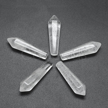 Natural Quartz Crystal Pointed Beads X-G-E490-C06-1