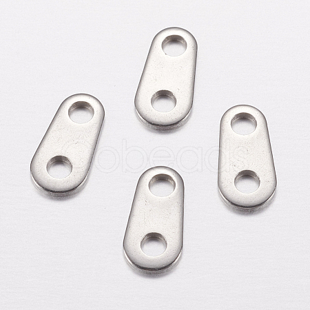 201 Stainless Steel Chain Tabs STAS-I097-035A-P-1