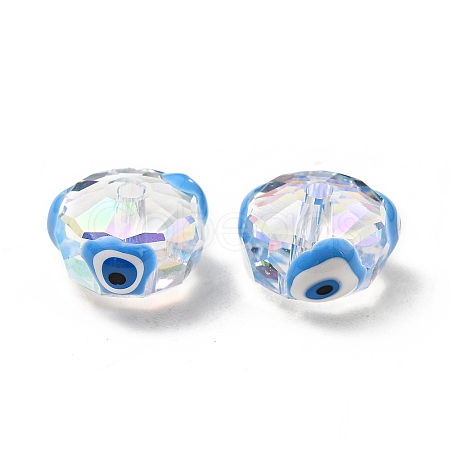 Transparent Glass Beads GLAA-F121-05B-1