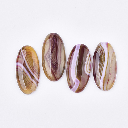 Natural Brazilian Agate Cabochons G-S349-23A-1