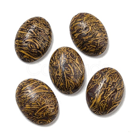 Natural Elephant Skin Jasper/Miriam Stone/Calligraphy Stone Cabochons G-C115-01A-24-1