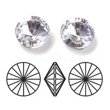 K9 Glass Pointed Back Rhinestone RGLA-E012-5mm-001-1