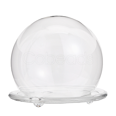 Glass Dome Cover DJEW-WH0039-71-1