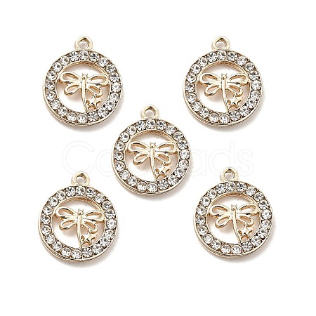 Alloy Crystal Rhinestone Pendants ALRI-C007-64LG-1