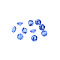 Glass Rhinestone Cabochons, DIY Accessories for Jewelry Pendant Making, Birthstone Color Style Rhinestone, Diamond Shape, Aquamarine, 5mm, 20pcs/bag