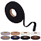 BENECREAT 8 Rolls 8 Colors Polyester Elastic Cord, Flat, Mixed Color, 12mm, about 10.00 Yards(9.14m)/roll, 1 roll/color