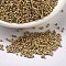 MIYUKI Delica Beads, Cylinder, Japanese Seed Beads, 11/0, (DB1153) Galvanized Semi-Frosted Mead, 1.3x1.6mm, Hole: 0.8mm, about 20000pcs/bag, 100g/bag